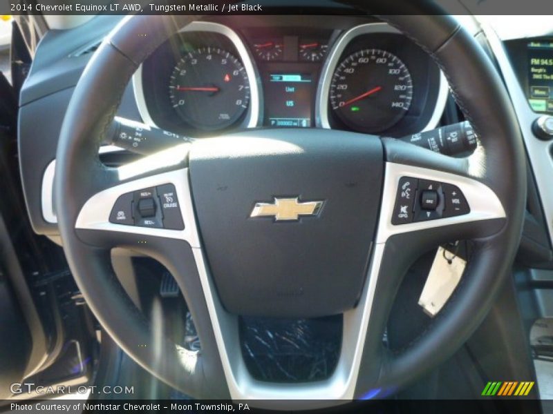Tungsten Metallic / Jet Black 2014 Chevrolet Equinox LT AWD