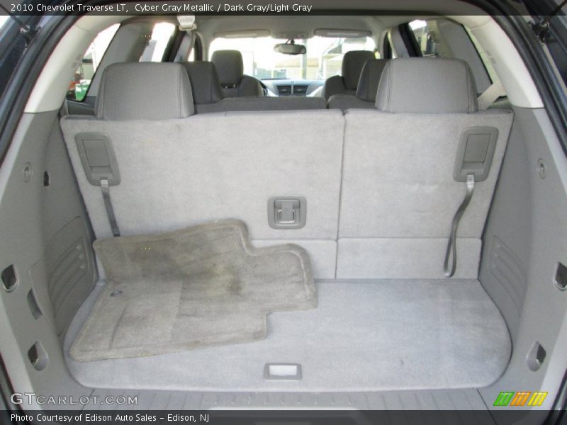Cyber Gray Metallic / Dark Gray/Light Gray 2010 Chevrolet Traverse LT