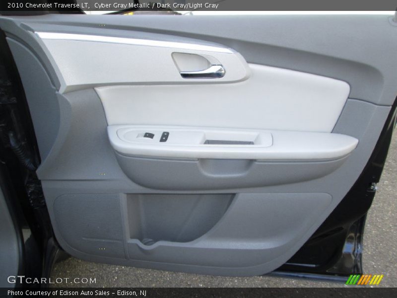 Cyber Gray Metallic / Dark Gray/Light Gray 2010 Chevrolet Traverse LT