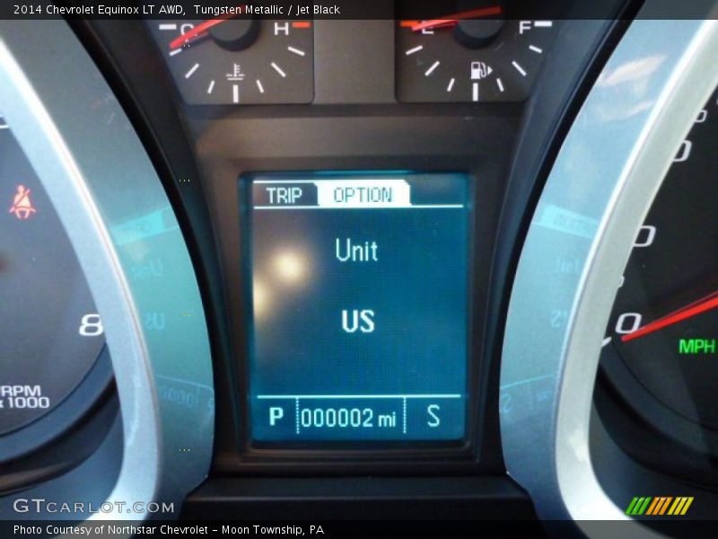 Tungsten Metallic / Jet Black 2014 Chevrolet Equinox LT AWD