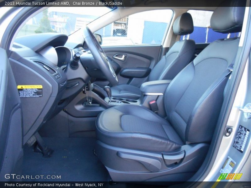Chai Bronze / Black/Saddle 2013 Hyundai Tucson Limited AWD