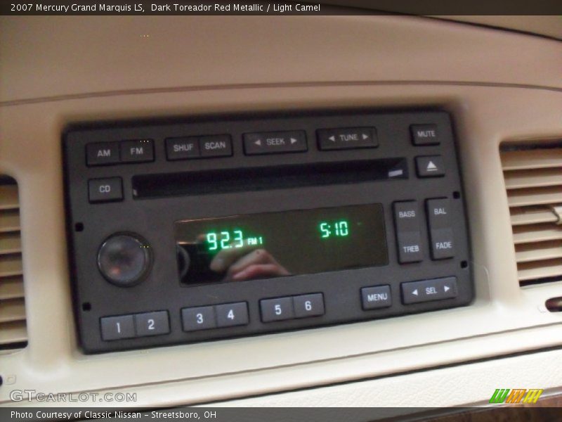Dark Toreador Red Metallic / Light Camel 2007 Mercury Grand Marquis LS