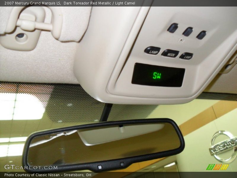 Dark Toreador Red Metallic / Light Camel 2007 Mercury Grand Marquis LS