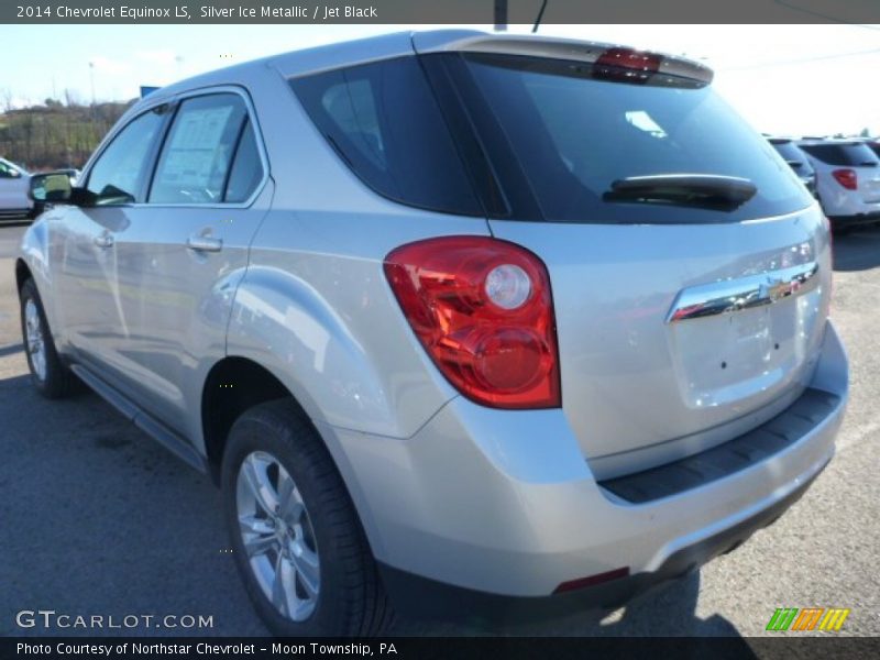 Silver Ice Metallic / Jet Black 2014 Chevrolet Equinox LS
