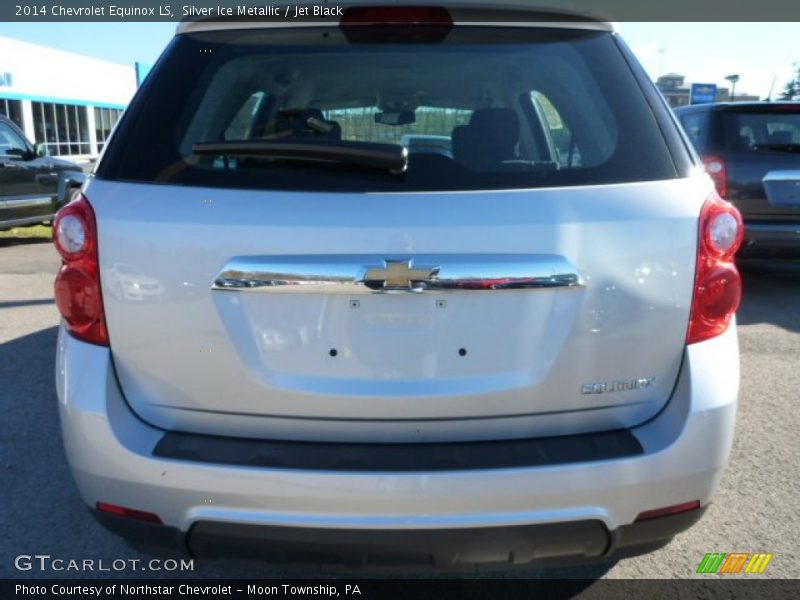 Silver Ice Metallic / Jet Black 2014 Chevrolet Equinox LS
