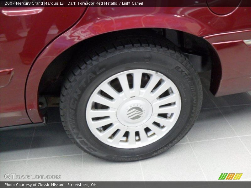 Dark Toreador Red Metallic / Light Camel 2007 Mercury Grand Marquis LS