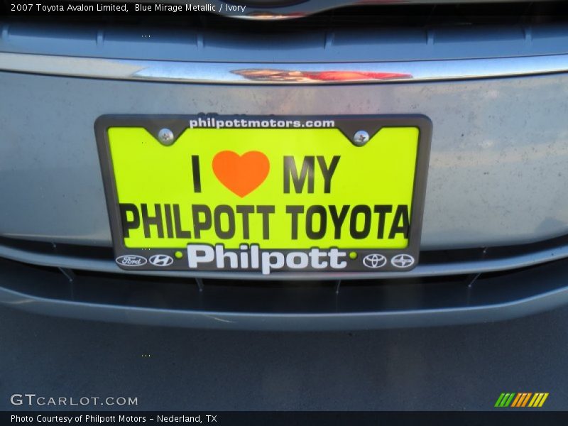 Blue Mirage Metallic / Ivory 2007 Toyota Avalon Limited