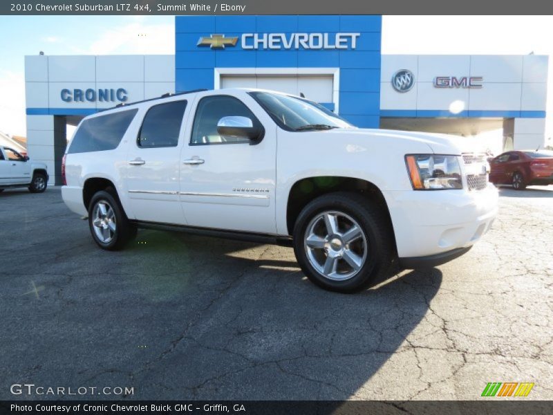 Summit White / Ebony 2010 Chevrolet Suburban LTZ 4x4
