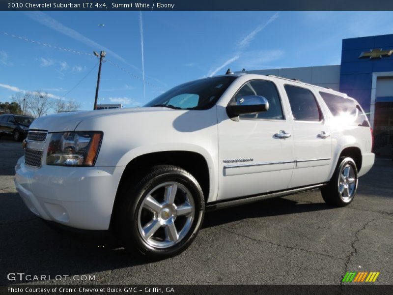 Summit White / Ebony 2010 Chevrolet Suburban LTZ 4x4