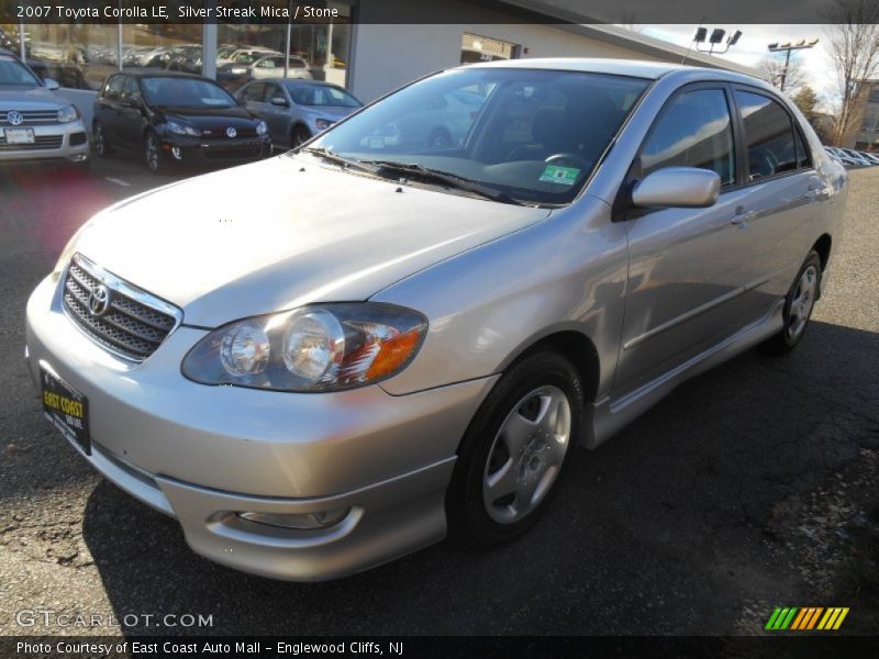 Silver Streak Mica / Stone 2007 Toyota Corolla LE