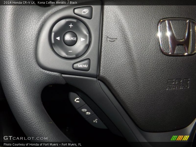 Kona Coffee Metallic / Black 2014 Honda CR-V LX