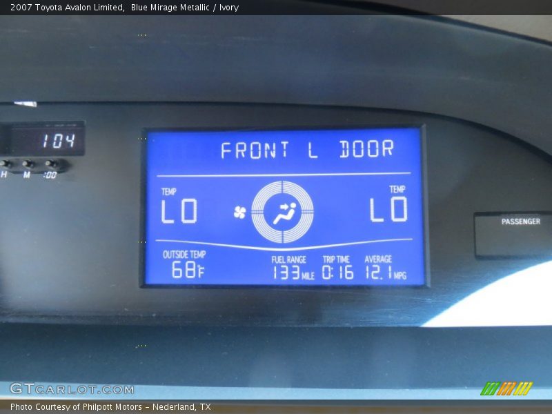 Blue Mirage Metallic / Ivory 2007 Toyota Avalon Limited