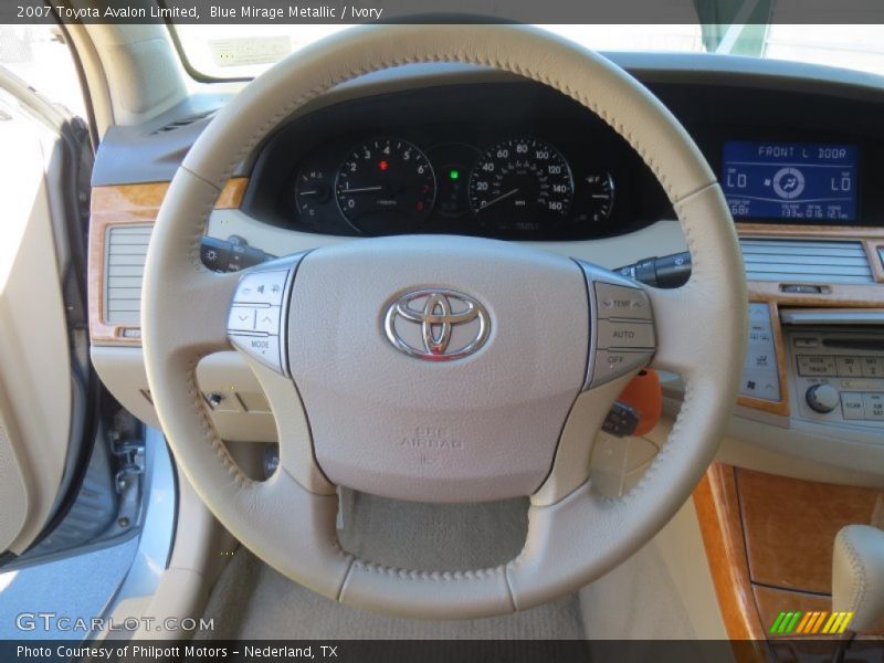 Blue Mirage Metallic / Ivory 2007 Toyota Avalon Limited