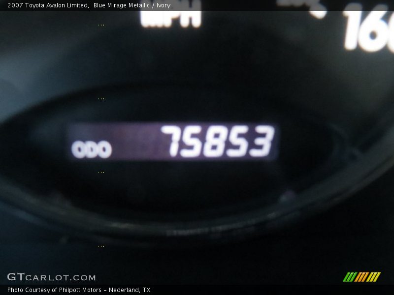 Blue Mirage Metallic / Ivory 2007 Toyota Avalon Limited