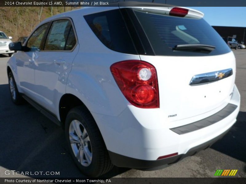 Summit White / Jet Black 2014 Chevrolet Equinox LS AWD