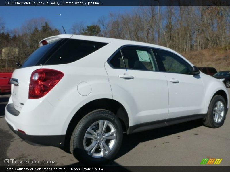Summit White / Jet Black 2014 Chevrolet Equinox LS AWD