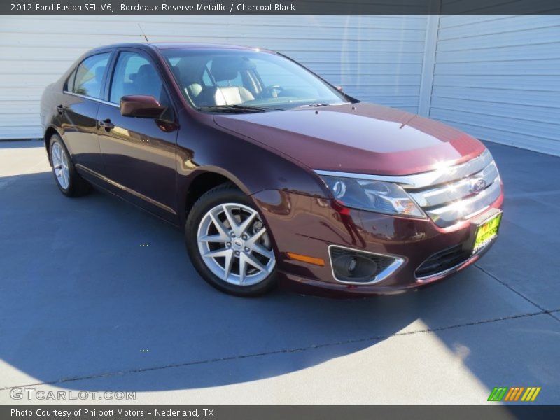 Bordeaux Reserve Metallic / Charcoal Black 2012 Ford Fusion SEL V6