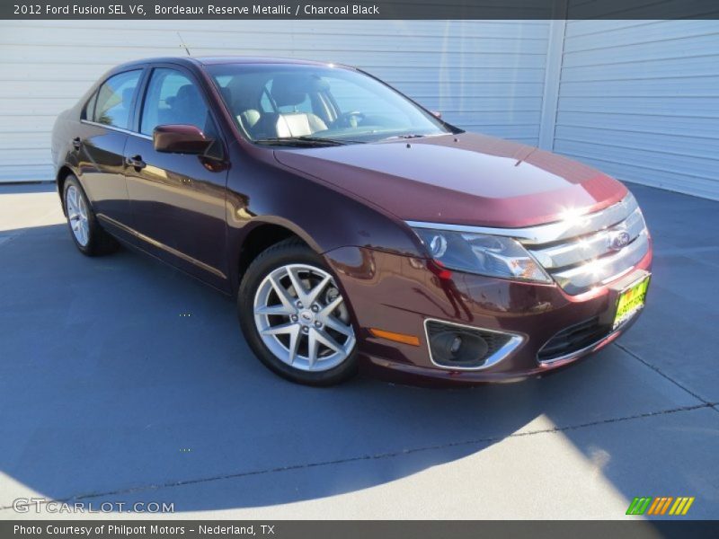 Bordeaux Reserve Metallic / Charcoal Black 2012 Ford Fusion SEL V6