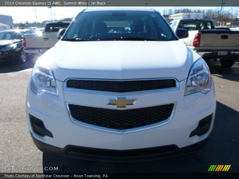 Summit White / Jet Black 2014 Chevrolet Equinox LS AWD
