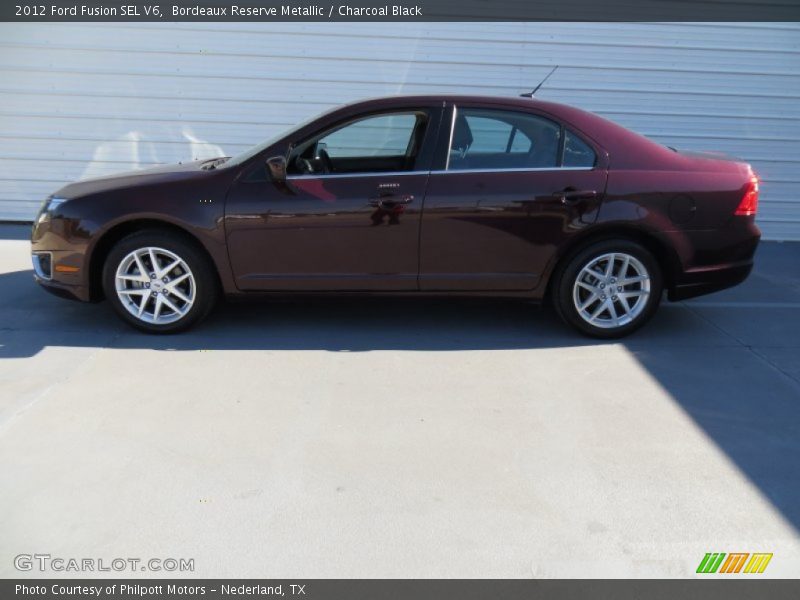 Bordeaux Reserve Metallic / Charcoal Black 2012 Ford Fusion SEL V6