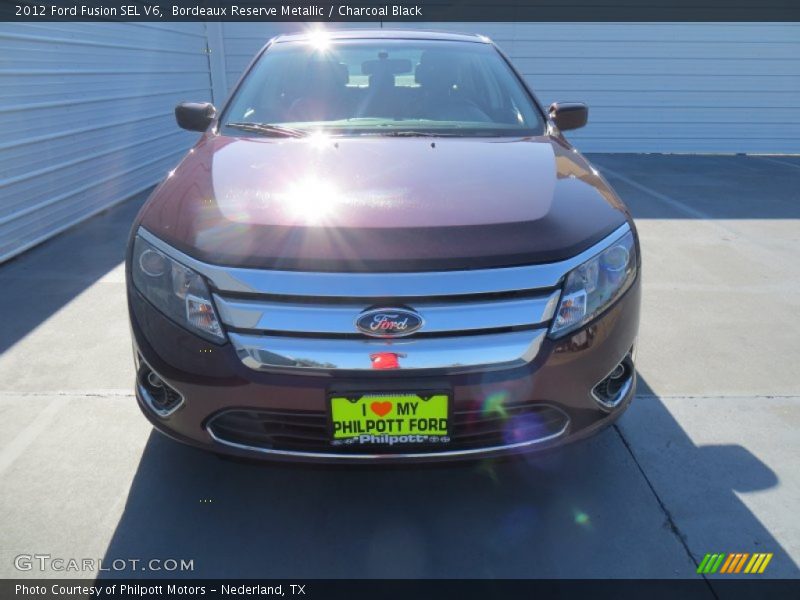 Bordeaux Reserve Metallic / Charcoal Black 2012 Ford Fusion SEL V6