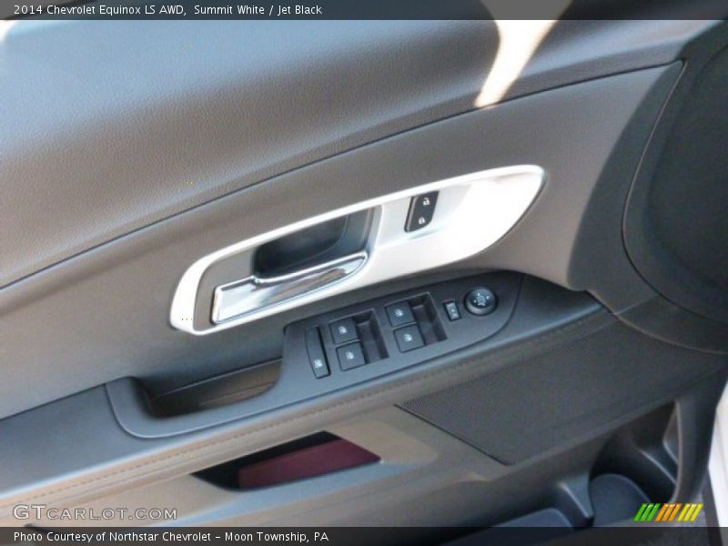 Summit White / Jet Black 2014 Chevrolet Equinox LS AWD