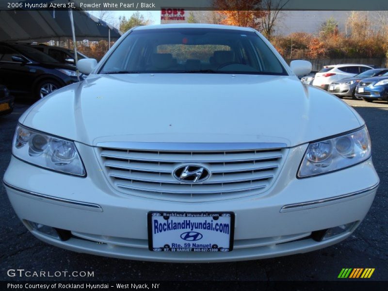 Powder White Pearl / Black 2006 Hyundai Azera SE