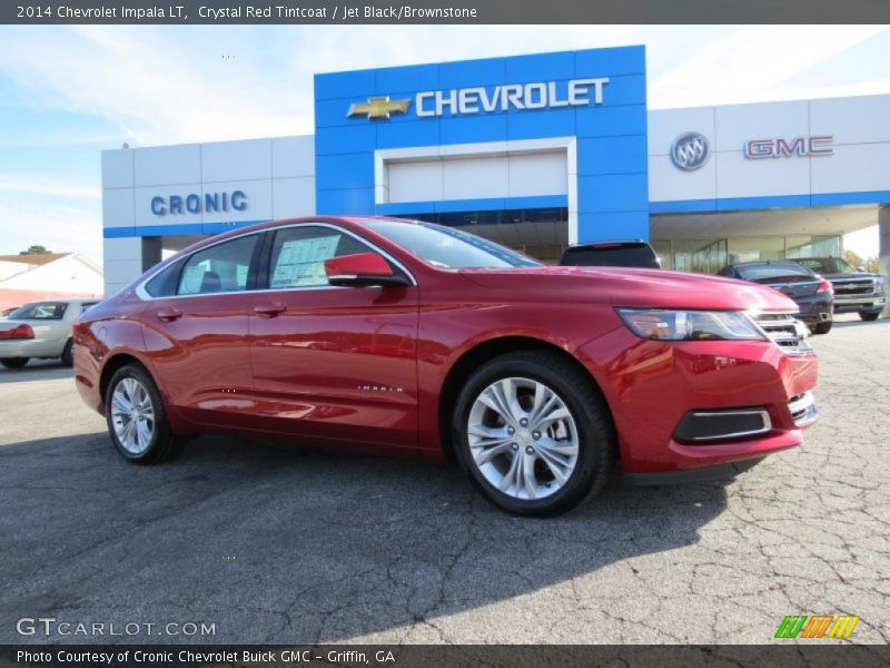 Crystal Red Tintcoat / Jet Black/Brownstone 2014 Chevrolet Impala LT