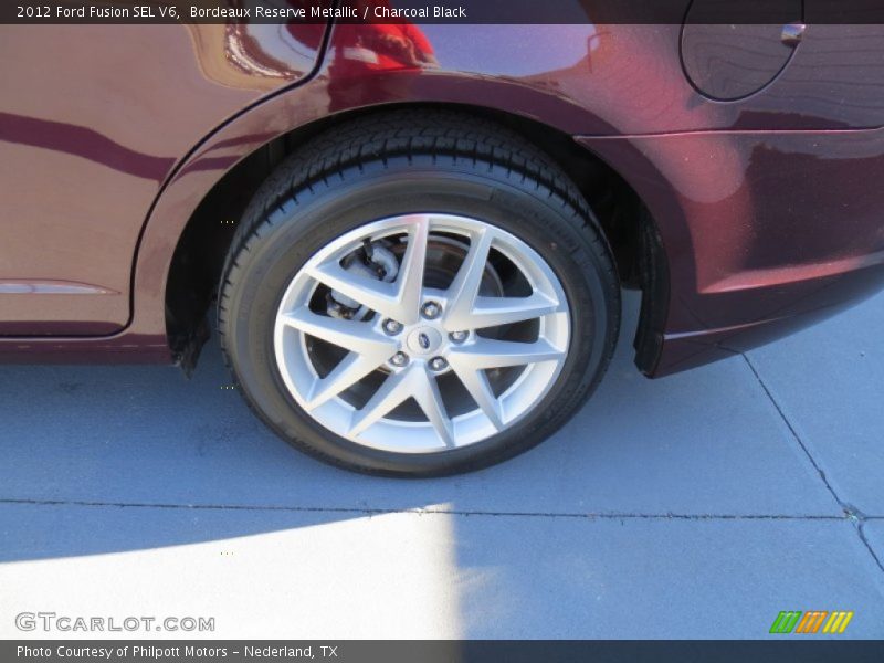 Bordeaux Reserve Metallic / Charcoal Black 2012 Ford Fusion SEL V6