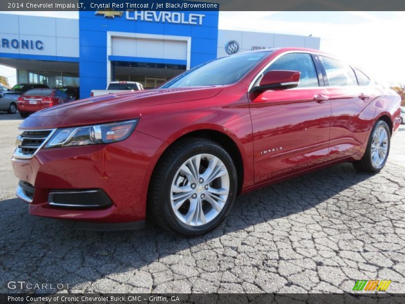 Crystal Red Tintcoat / Jet Black/Brownstone 2014 Chevrolet Impala LT