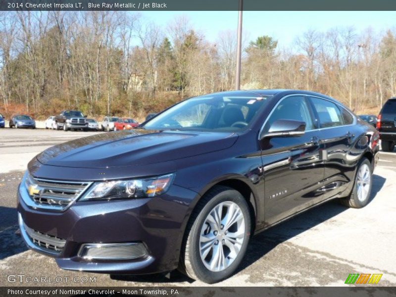 Blue Ray Metallic / Jet Black 2014 Chevrolet Impala LT