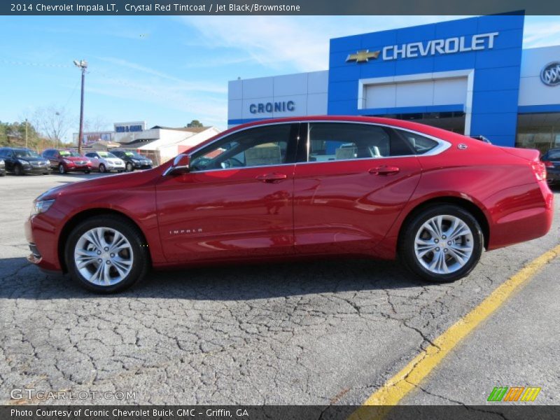 Crystal Red Tintcoat / Jet Black/Brownstone 2014 Chevrolet Impala LT