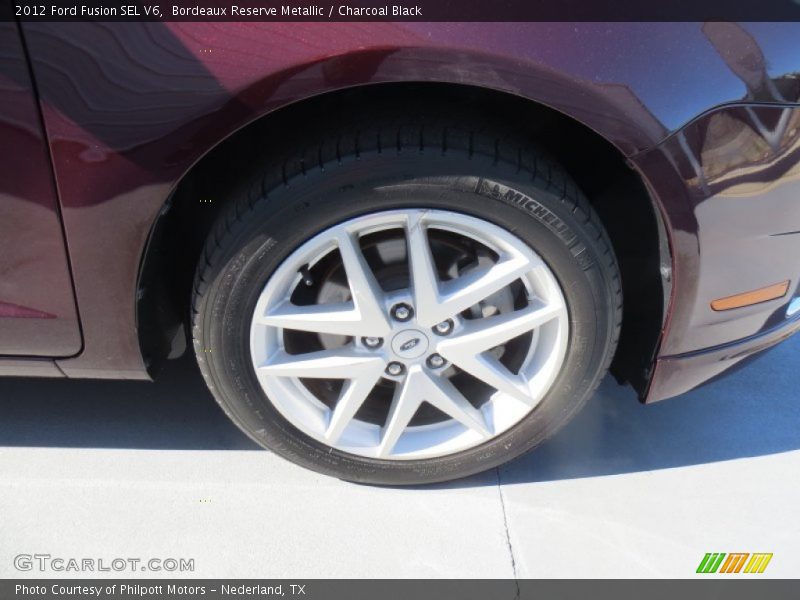 Bordeaux Reserve Metallic / Charcoal Black 2012 Ford Fusion SEL V6