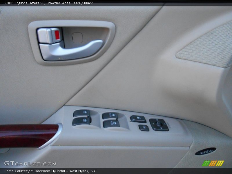 Powder White Pearl / Black 2006 Hyundai Azera SE