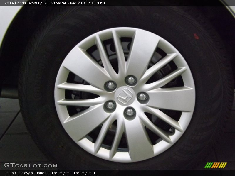 Alabaster Silver Metallic / Truffle 2014 Honda Odyssey LX