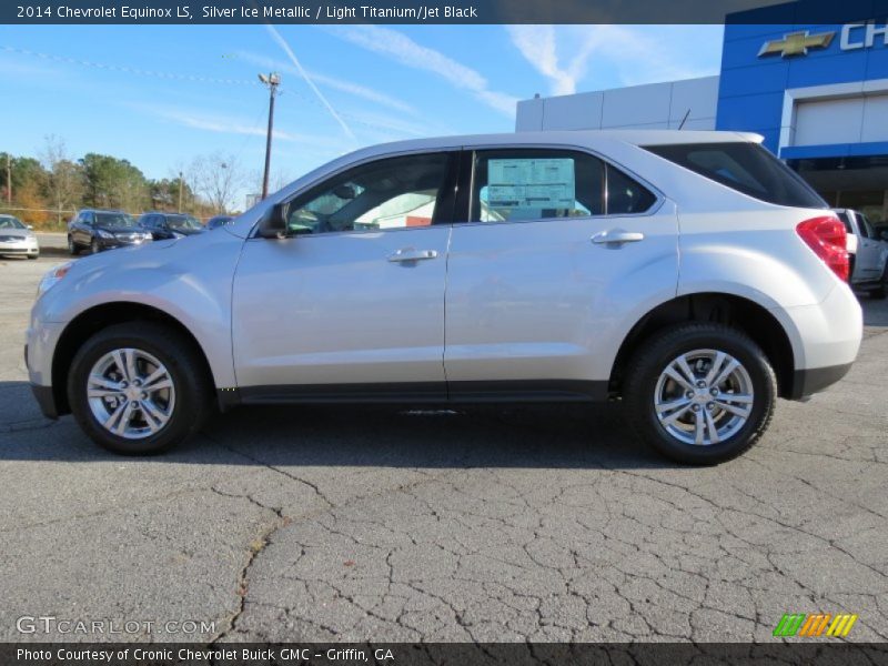 Silver Ice Metallic / Light Titanium/Jet Black 2014 Chevrolet Equinox LS