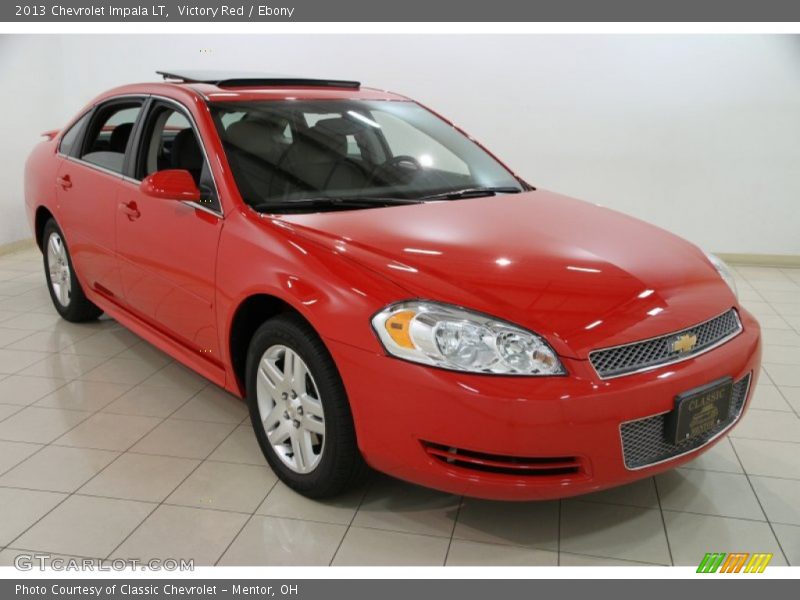 Victory Red / Ebony 2013 Chevrolet Impala LT
