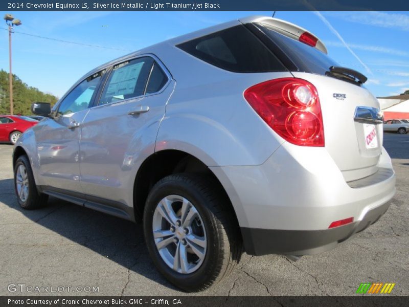 Silver Ice Metallic / Light Titanium/Jet Black 2014 Chevrolet Equinox LS