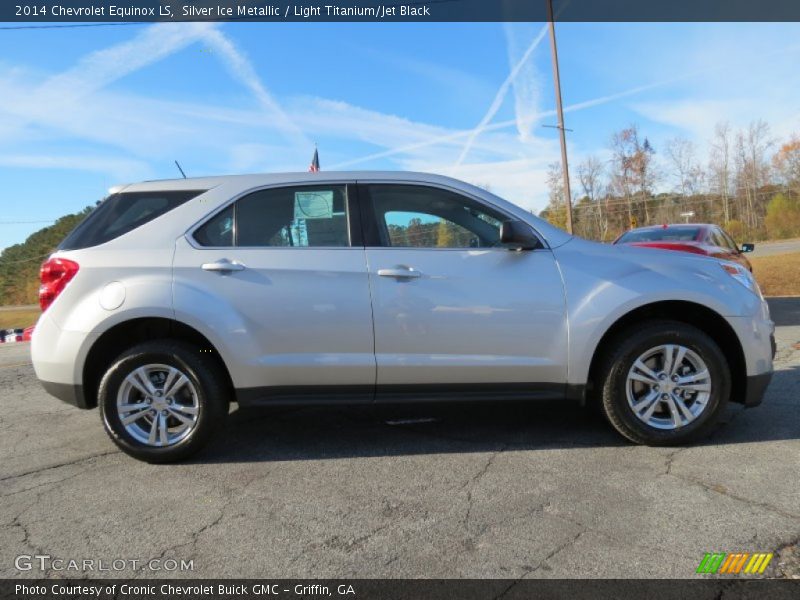 Silver Ice Metallic / Light Titanium/Jet Black 2014 Chevrolet Equinox LS