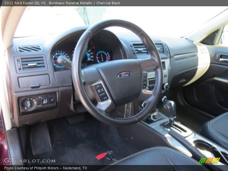 Bordeaux Reserve Metallic / Charcoal Black 2012 Ford Fusion SEL V6