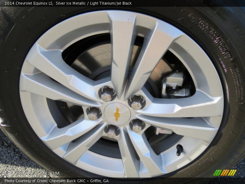 Silver Ice Metallic / Light Titanium/Jet Black 2014 Chevrolet Equinox LS