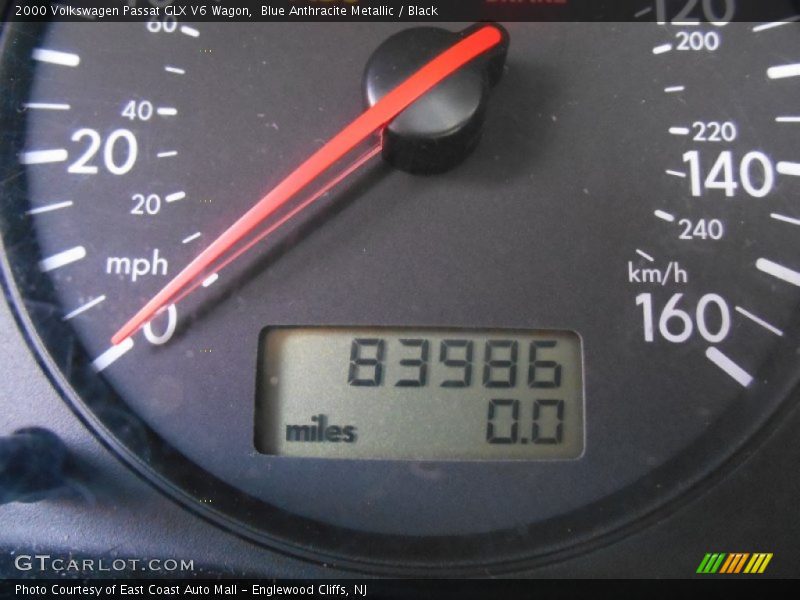 Blue Anthracite Metallic / Black 2000 Volkswagen Passat GLX V6 Wagon