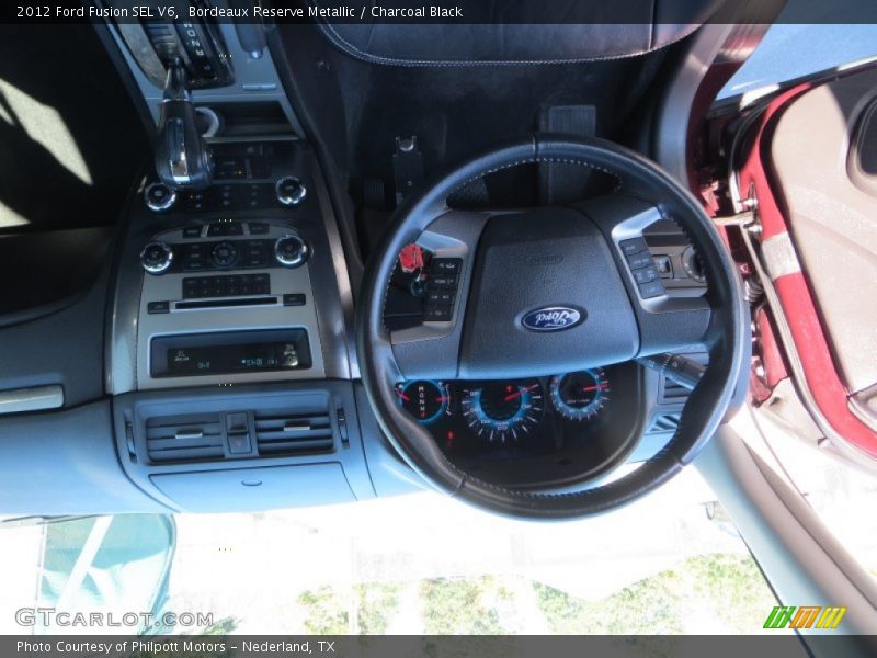 Bordeaux Reserve Metallic / Charcoal Black 2012 Ford Fusion SEL V6