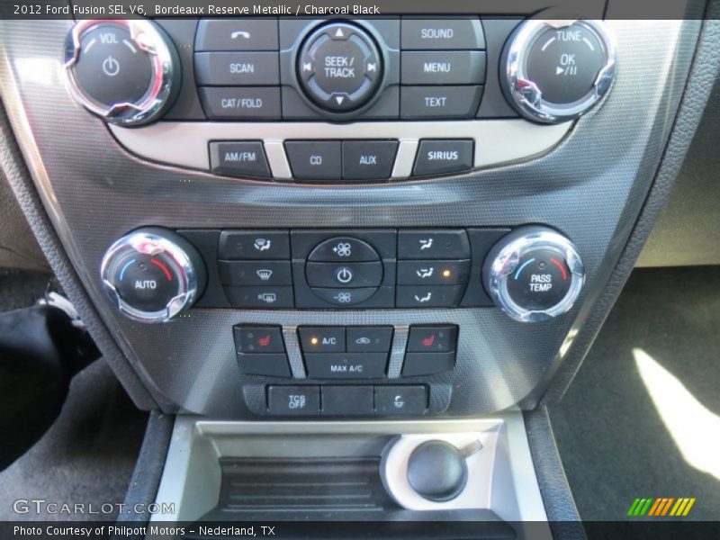 Bordeaux Reserve Metallic / Charcoal Black 2012 Ford Fusion SEL V6