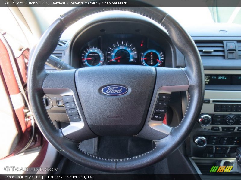 Bordeaux Reserve Metallic / Charcoal Black 2012 Ford Fusion SEL V6