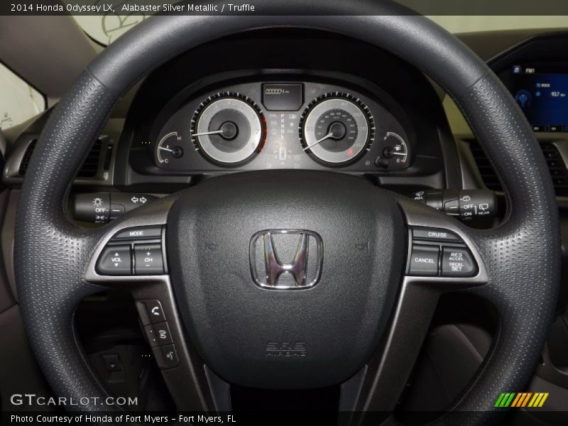 Alabaster Silver Metallic / Truffle 2014 Honda Odyssey LX