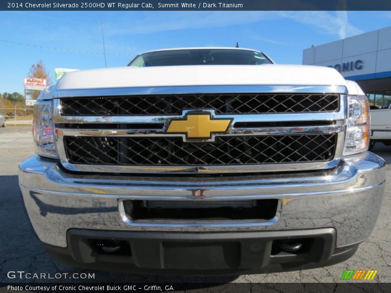 Summit White / Dark Titanium 2014 Chevrolet Silverado 2500HD WT Regular Cab