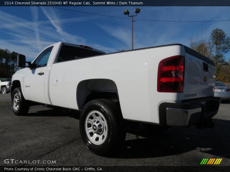 Summit White / Dark Titanium 2014 Chevrolet Silverado 2500HD WT Regular Cab