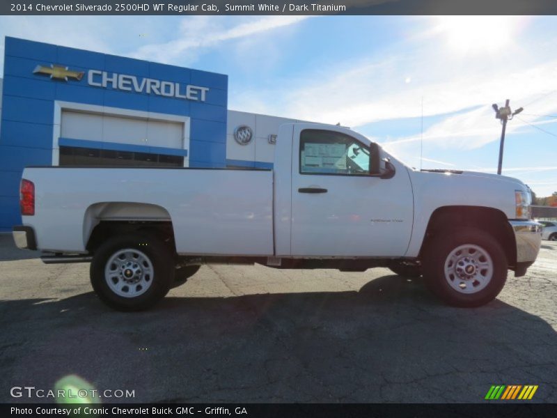 Summit White / Dark Titanium 2014 Chevrolet Silverado 2500HD WT Regular Cab