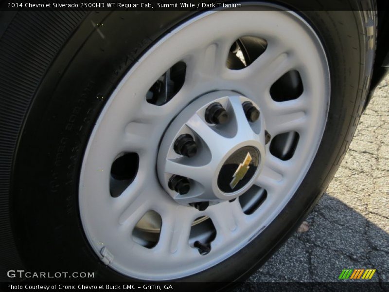 Summit White / Dark Titanium 2014 Chevrolet Silverado 2500HD WT Regular Cab